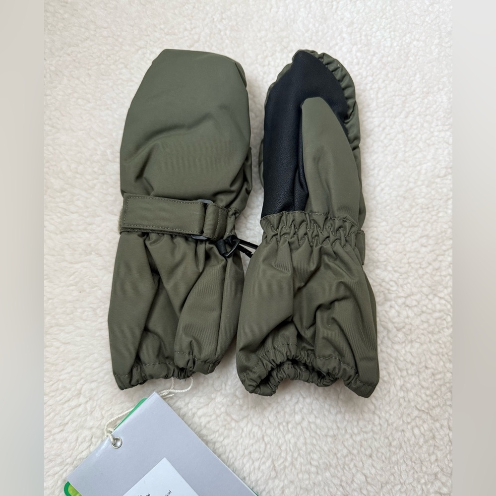 Kid’s wheat MITTENS TECH snow gloves 4-5Y 6-8Y